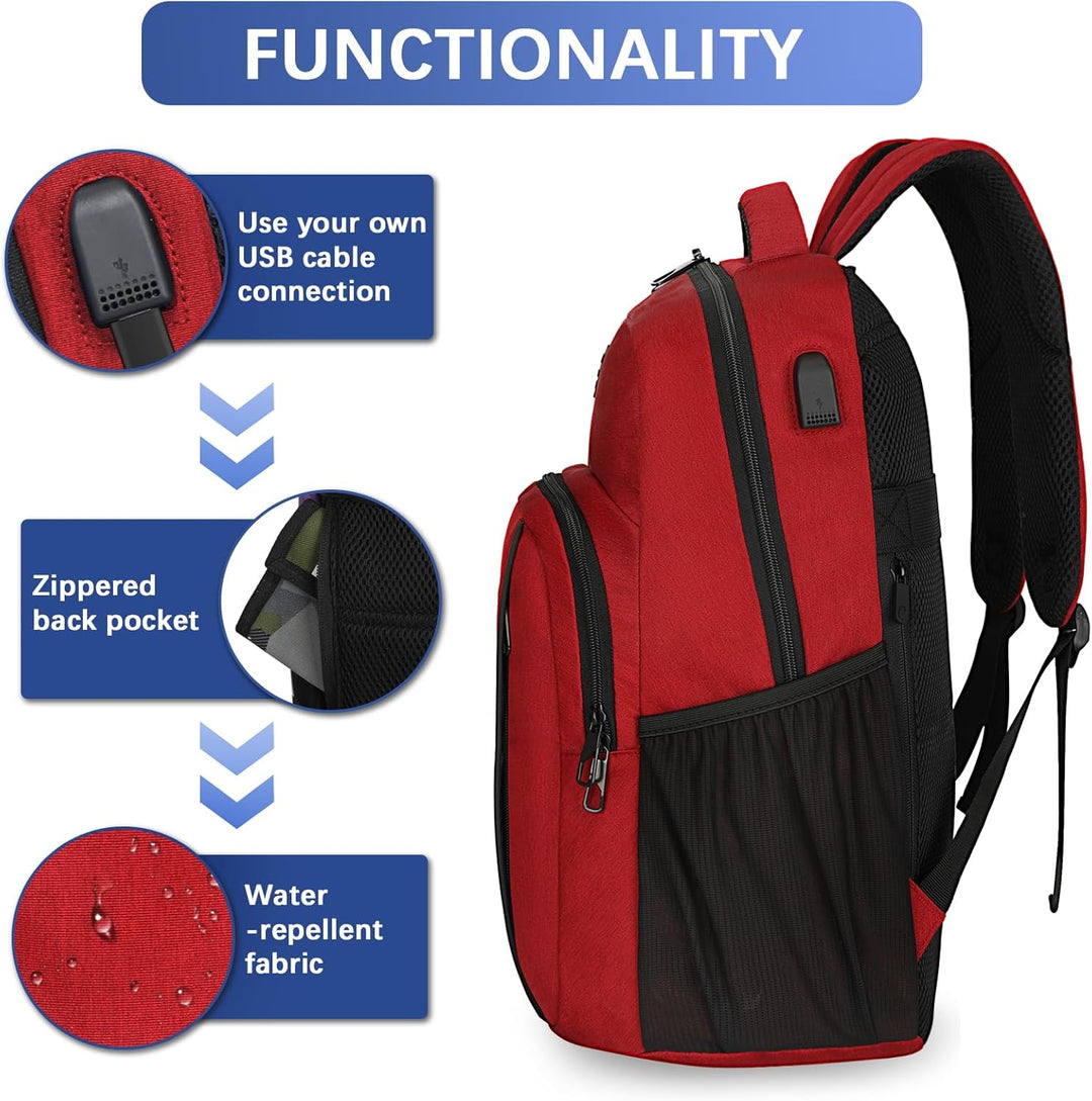 LARIPOP Mochila para laptop de viaje, de 15.6 pulgadas, mochila par...