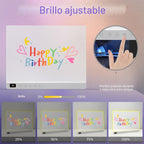 Cosmody - Tablero de dibujo LED recargable, regalo para niños y niñas a partir de 3 años (blanco)