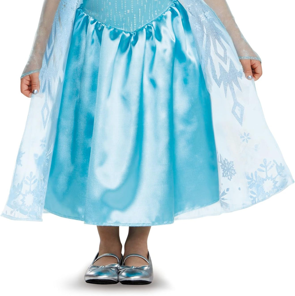 Disfraz de Elsa clásico para niñas pequeñas de Disguise, Un solo color