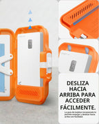 Spigen para Portafolio MagSafe, Portafolio de Tarjetas Magnético de Carcasa Dura Compatible con iPhone 17/16/15/14/13/12 Serie Pixel 10 MagSafe-Estuche Pixelsnap Sostiene 5-6/7-8 Tarjetas