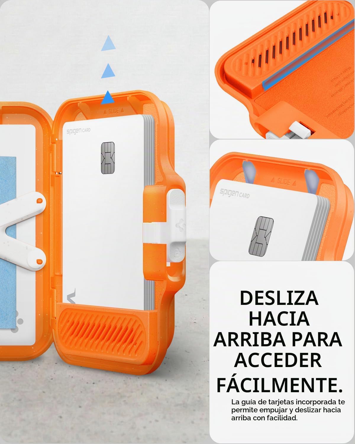 Spigen para Portafolio MagSafe, Portafolio de Tarjetas Magnético de Carcasa Dura Compatible con iPhone 17/16/15/14/13/12 Serie Pixel 10 MagSafe-Estuche Pixelsnap Sostiene 5-6/7-8 Tarjetas