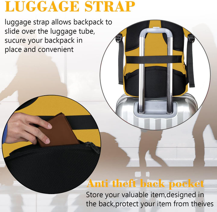 MATEIN - Mochila de viaje para laptop, resistente y antirrobo, idea...