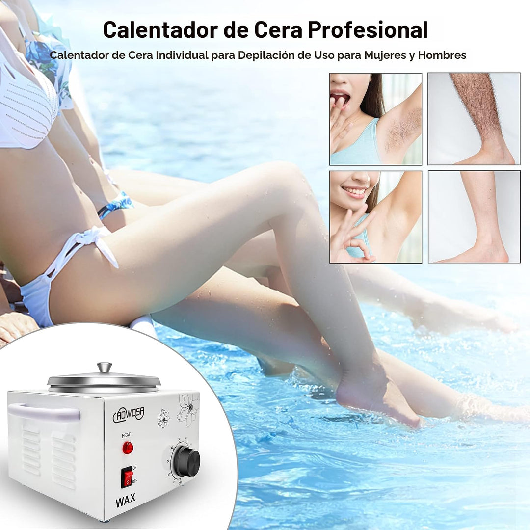 Calentador de Cera Individual Profesional Eléctrico Máquina Calenta...