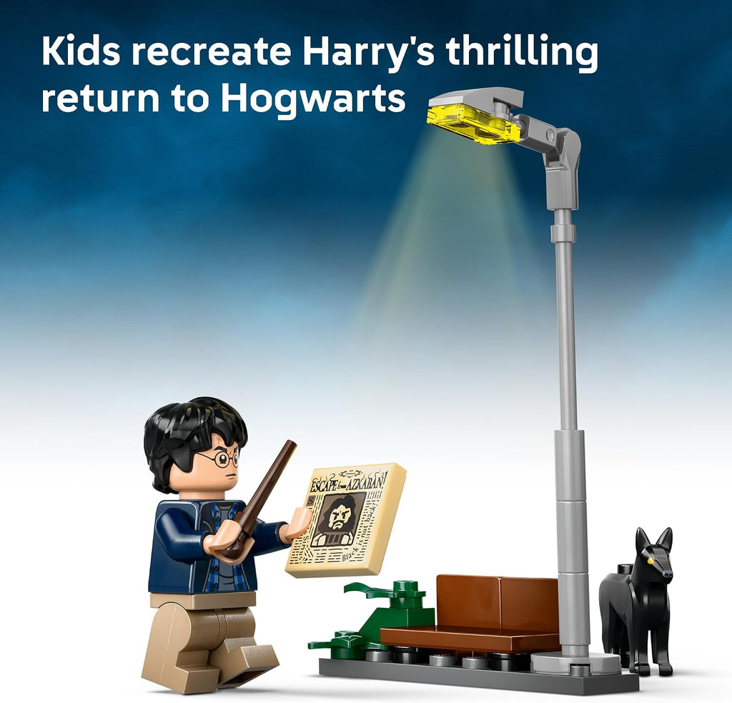 Lámpara LEGO Harry Potter Knight Bus Adventure - Juguete de construcción para niños, niños y niñas, a partir de 8 años - Autobús icónico de Harry Potter y el prisionero de Azkaban - con 5 minifiguras - Idea