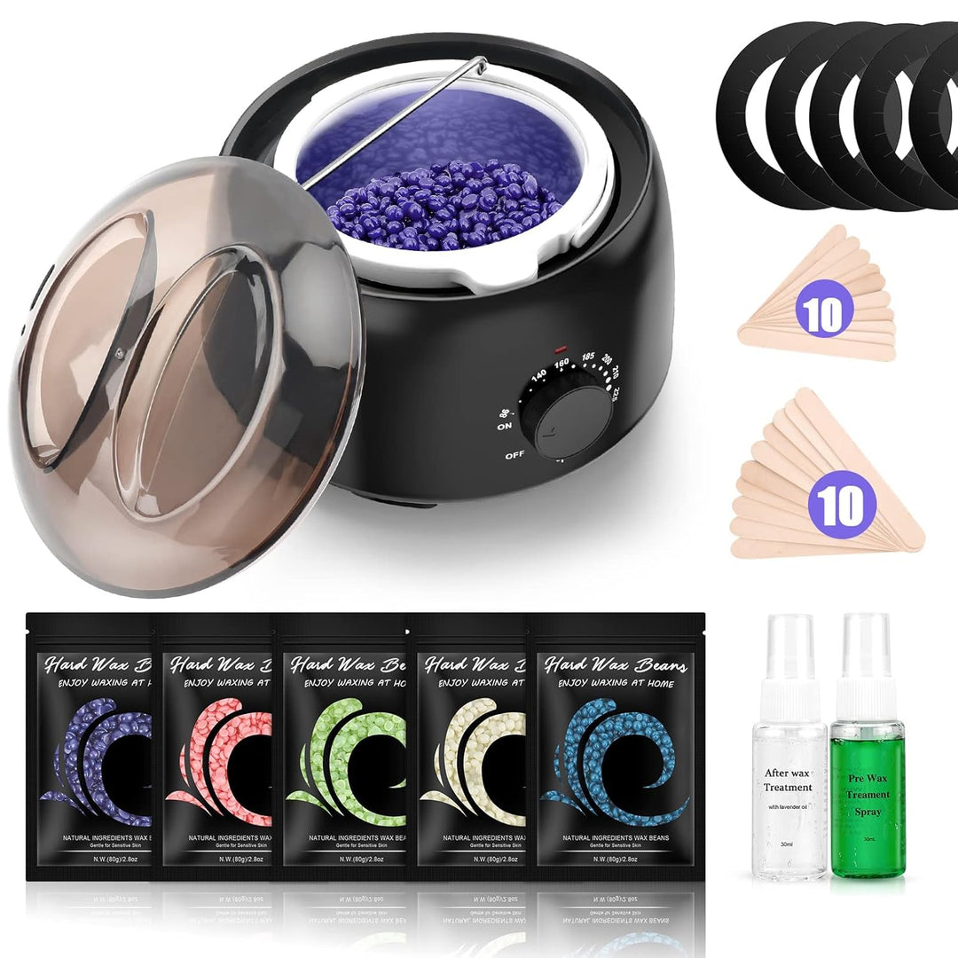 TIKESI Kit de depilación \u2013 Calentador de cera para depilación,...