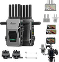 Accsoon Transmisor y receptor de video inalámbrico CineView Master 4K con SDI HDMI, Tri-Band 8202ft 25ms LAT, 4K60/1080p60 1 con cable iOS+4 Monitoreo de aplicaciones, par de transmisión en vivo CineView 4K Lite/SE 4K/M7(H) Pro