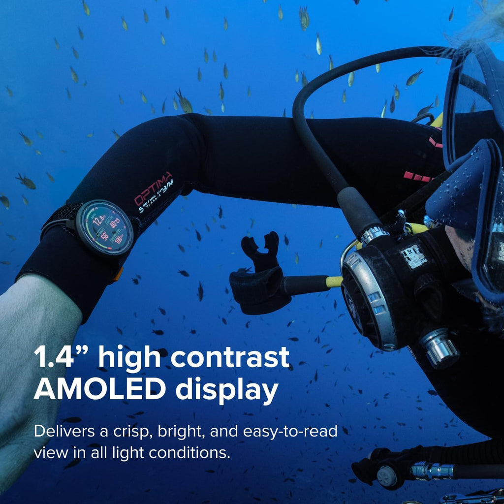 SUUNTO Nautic S - Reloj de buceo, pantalla táctil AMOLED (262.5 ft