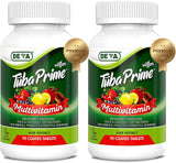 DEVA Tuba Prime - Suplemento dietético multivitamínico vegano de al...