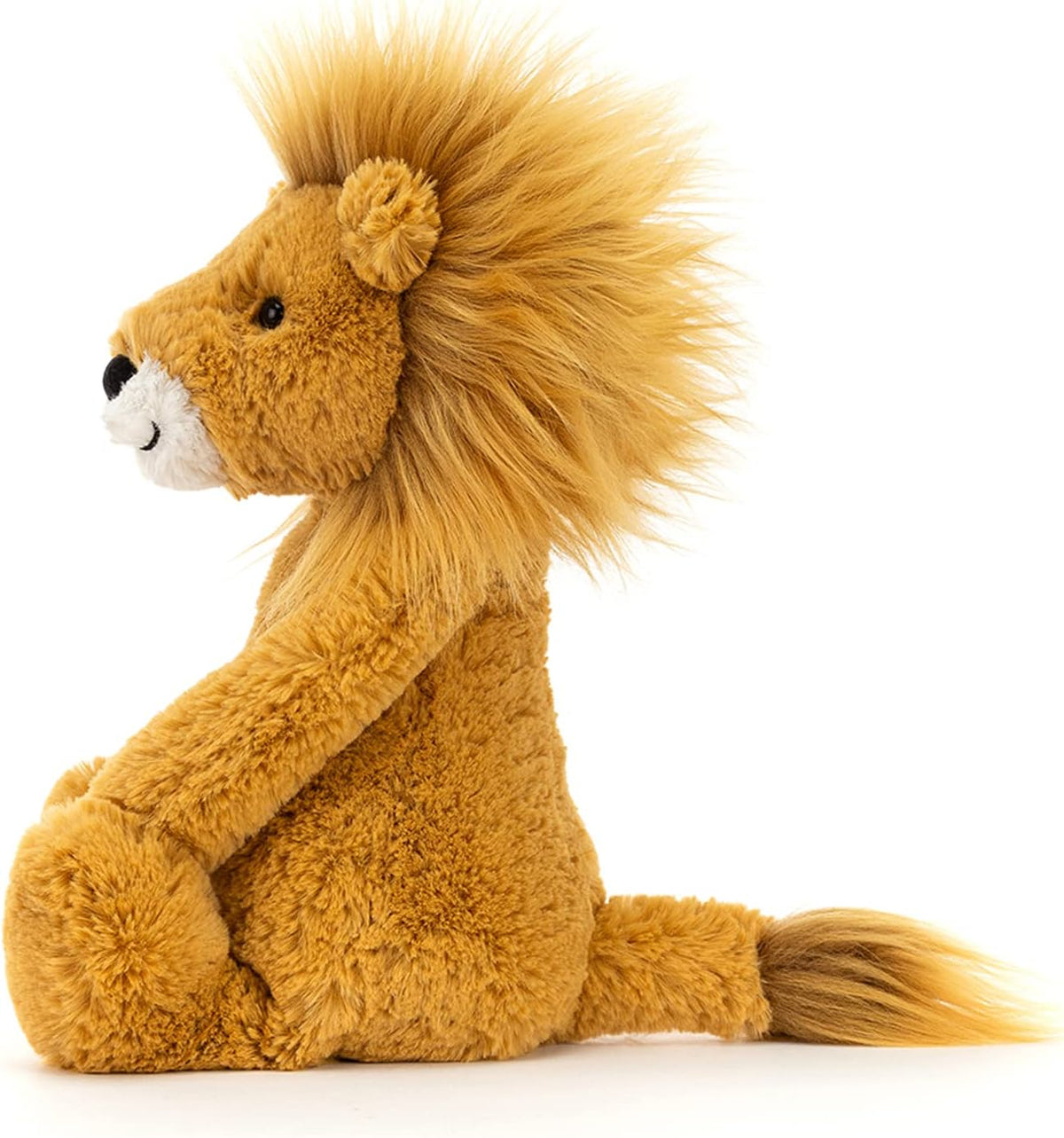 Jellycat León tímido de peluche, mediano de 12 pulgadas - Juguetes de felpa de gato grande - Regalo clásico para niños