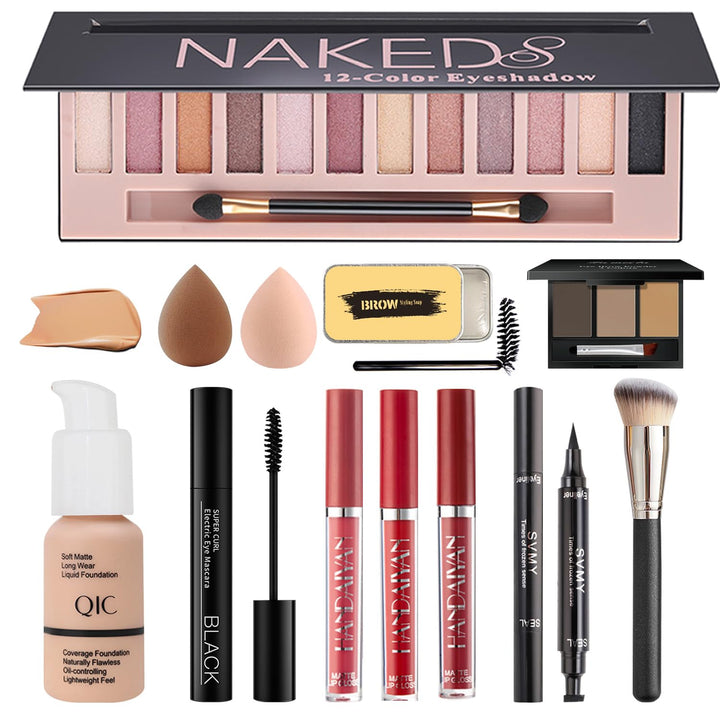 Kit completo de maquillaje todo en uno para mujeres, juego de regal...