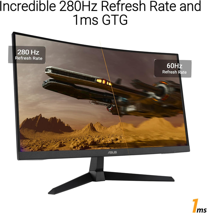 ASUS TUF Gaming 27\u201D Monitor curvo 1080P (VG27VQM1B) \u2013 Ful...