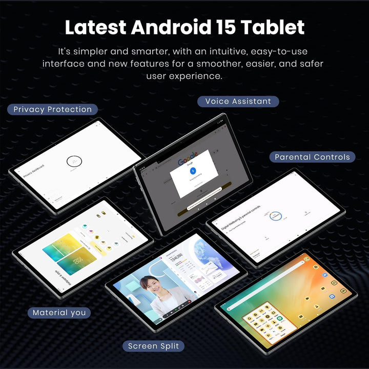 Tableta Android 15 2026, tabletas de 10.1 pulgadas con Gemini AI, t...