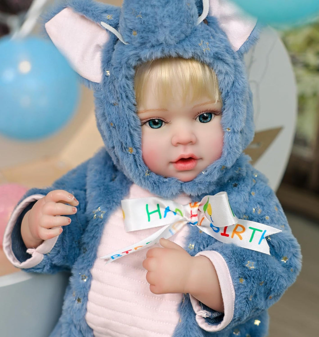 Doldeyiy Muñeca de bebé, muñeca de bebé realista de 20 pulgadas con...