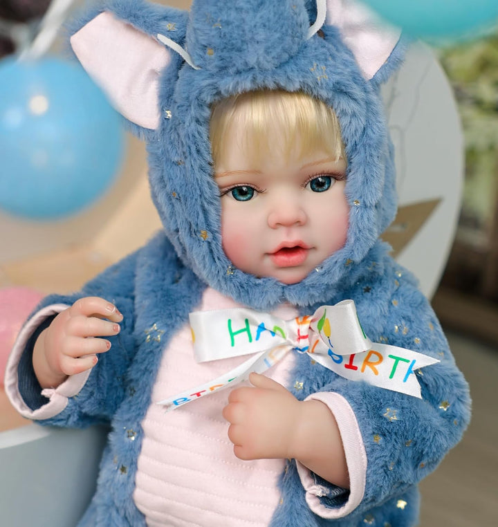Doldeyiy Muñeca de bebé, muñeca de bebé realista de 20 pulgadas con...