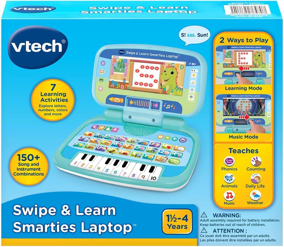 VTech Desliza y aprende Smarties portátil azul