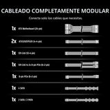 CORSAIR RM750e ATX 3.1 PCIe 5.1 Ready Fuente de alimentación comple...