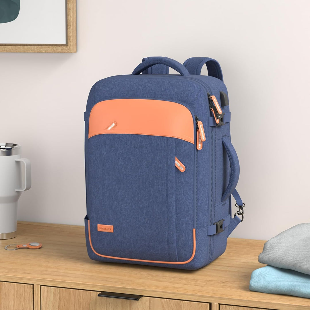 Lumesner - Mochilas de viaje para llevar, extragrandes de 40L, apro...
