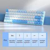 MageGee Teclado mecánico portátil 60% para juegos, MK-Box con retro...