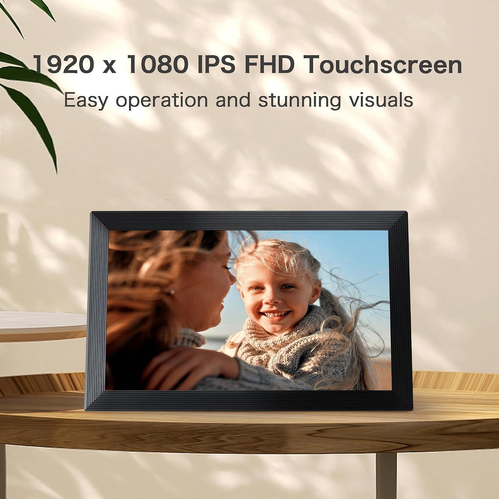Frameo Digital Frame WiFi, marco digital de 15.6 pulgadas pantalla grande