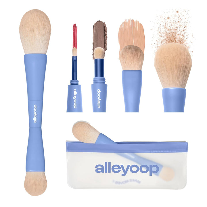 Alleyoop Overachiever - Juego de brochas de maquillaje de viaje 4 e...