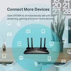TP-Link Wifi 6 AX1500 Router WiFi inteligente (Archer AX10) 802.11ax Router AX de doble