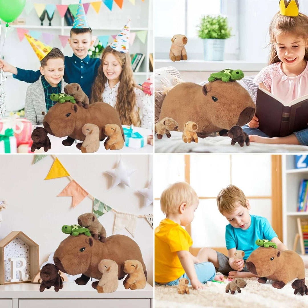 Peluche de Capibara 5 en 1, 14.2 Pulgadas Animal de Peluche Capibar...