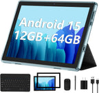 ECOPAD Tablet Android 15, tabletas de 10 pulgadas con teclado