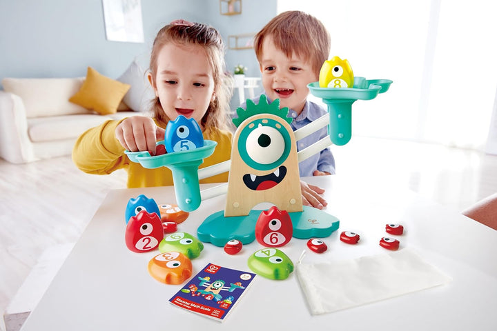 Hape Juguete de escala de monstruo de matemáticas | 22 piezas lindo...