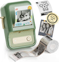 NIIMBOT Label Maker, B21 Pro 300DPI Impresora de pegatinas HD para fotos, verde