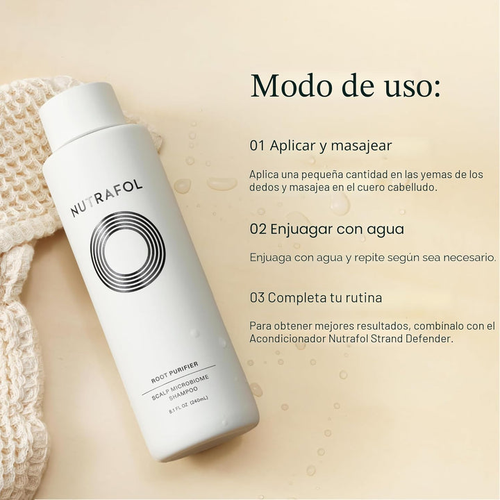 Nutrafol Shampoo, Cleanse and Hydrate Hair and Scalp, Improves Hair...