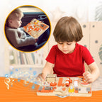Joyreal Tablero Montessori de madera para niños pequeños