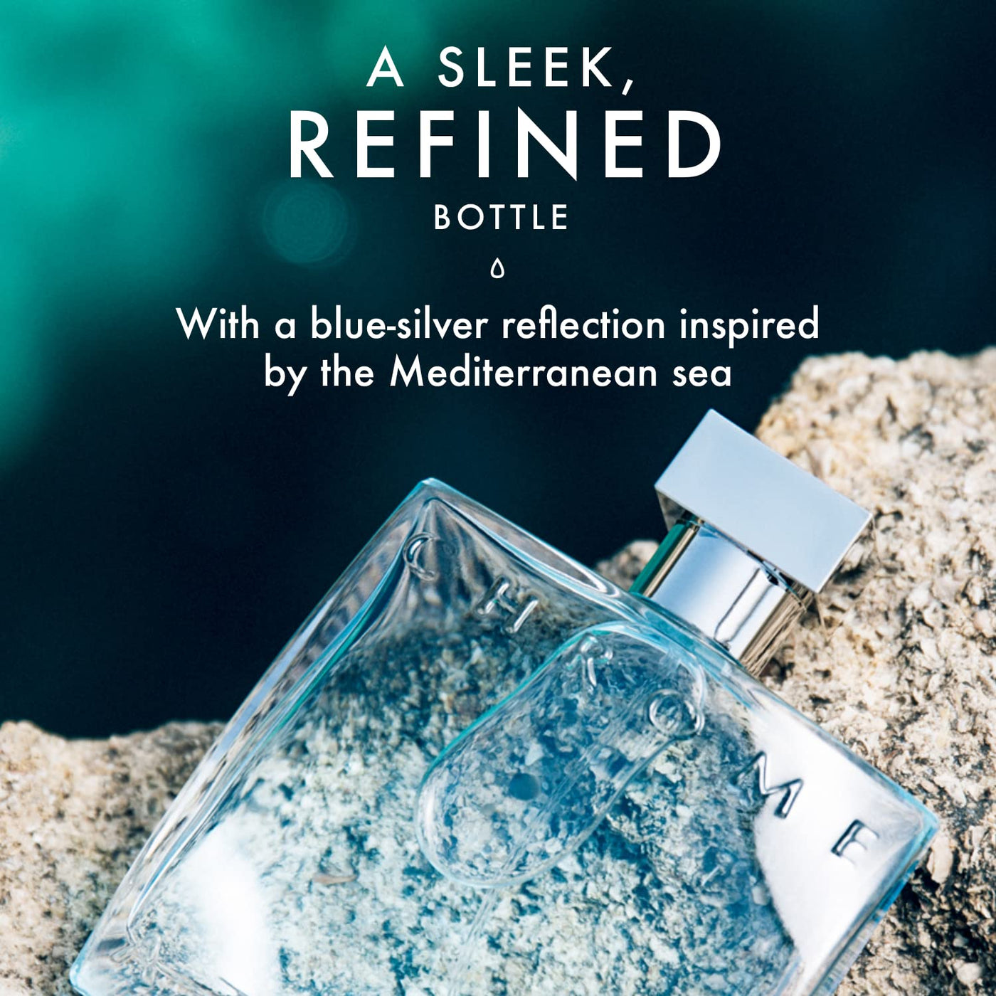 Azzaro Eau de Toilette cromado, colonia acuática fresca para hombre...