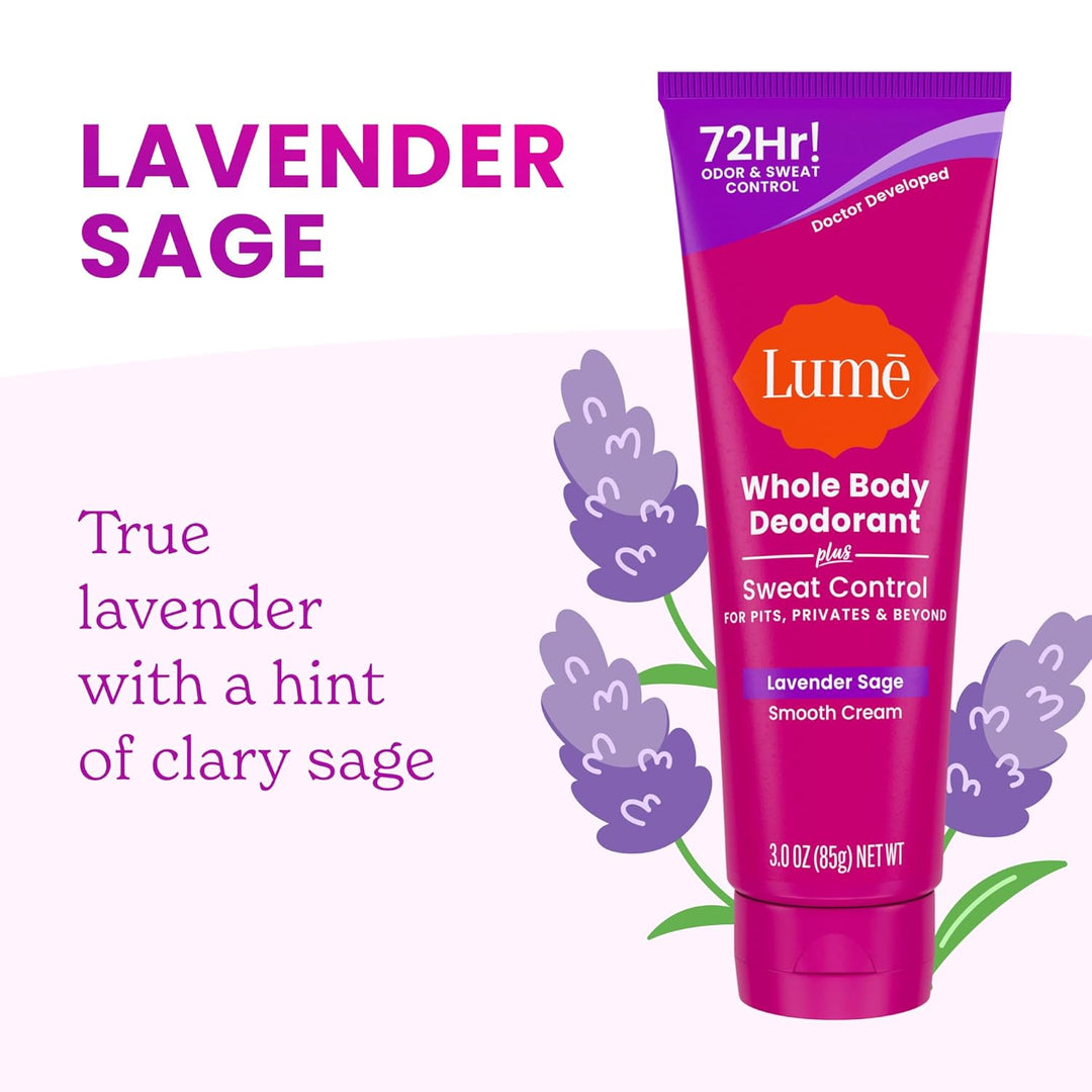 Lume Desodorante para todo el cuerpo Plus Control de sudor - Crema...