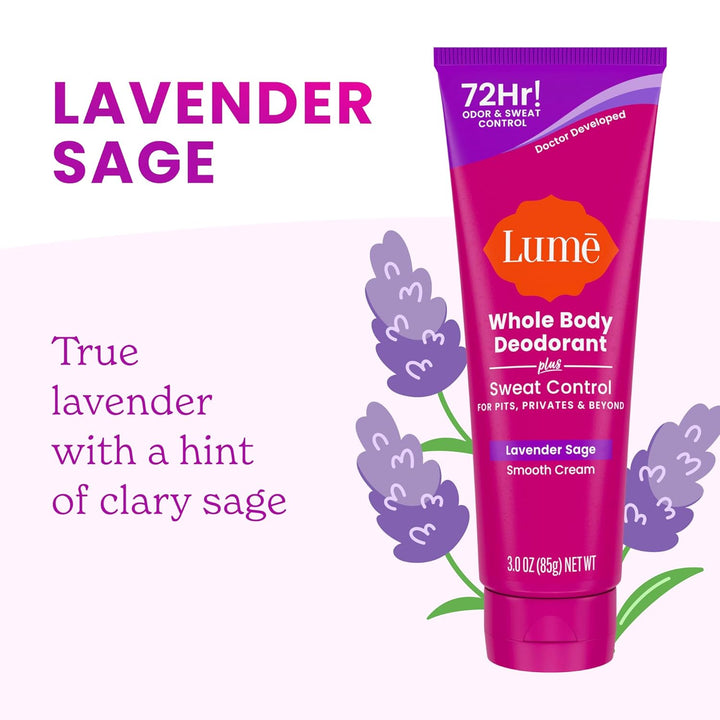Lume Desodorante para todo el cuerpo Plus Control de sudor - Crema...