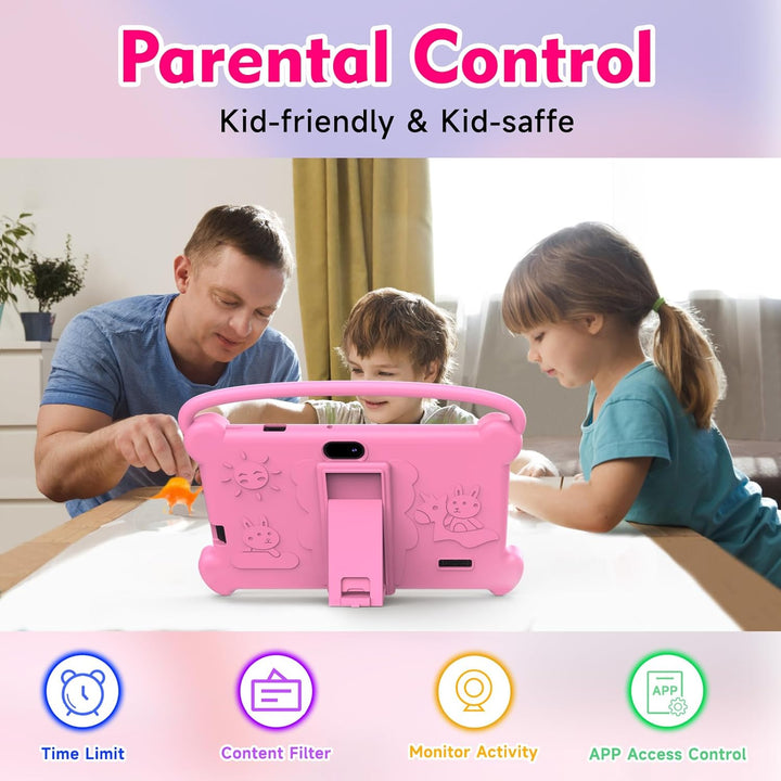 ICONLINK Tableta para Niños de 7 pulgadas 3-9 para Niños, 32GB ROM...