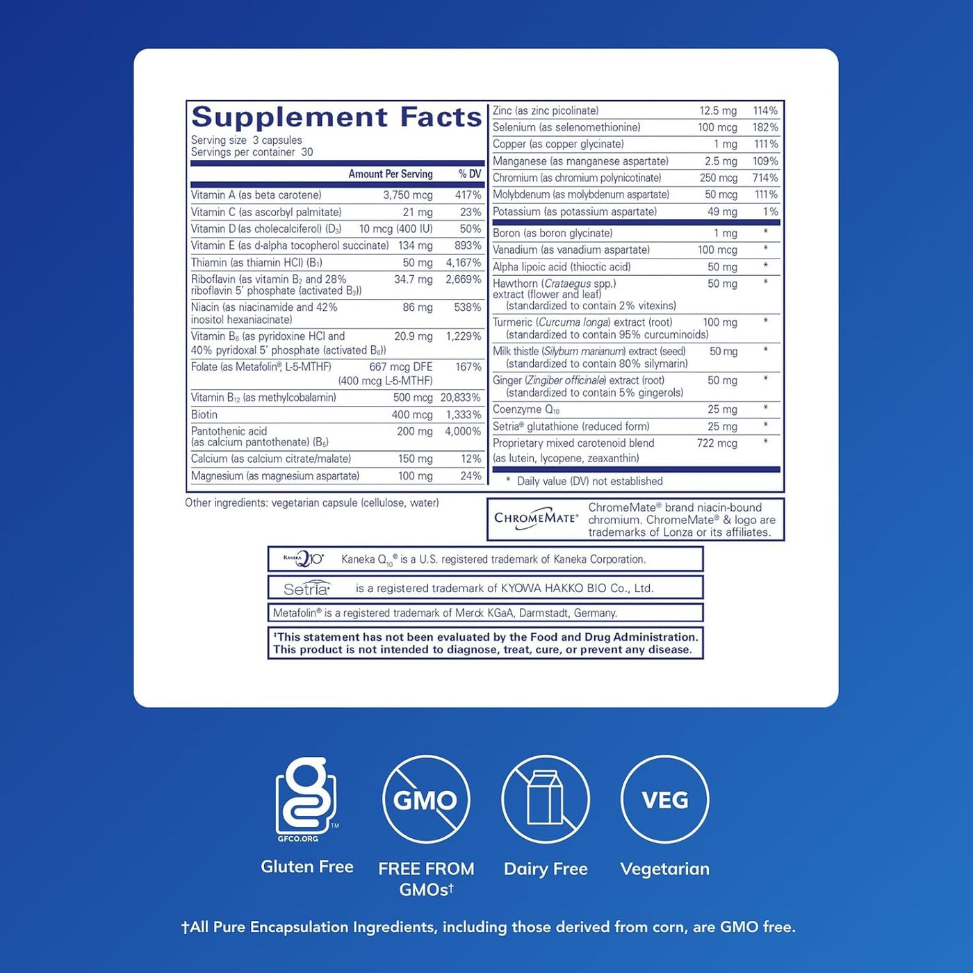 Pure Encapsulations UltraNutrient - Minerales y Multivitaminas - Ap...