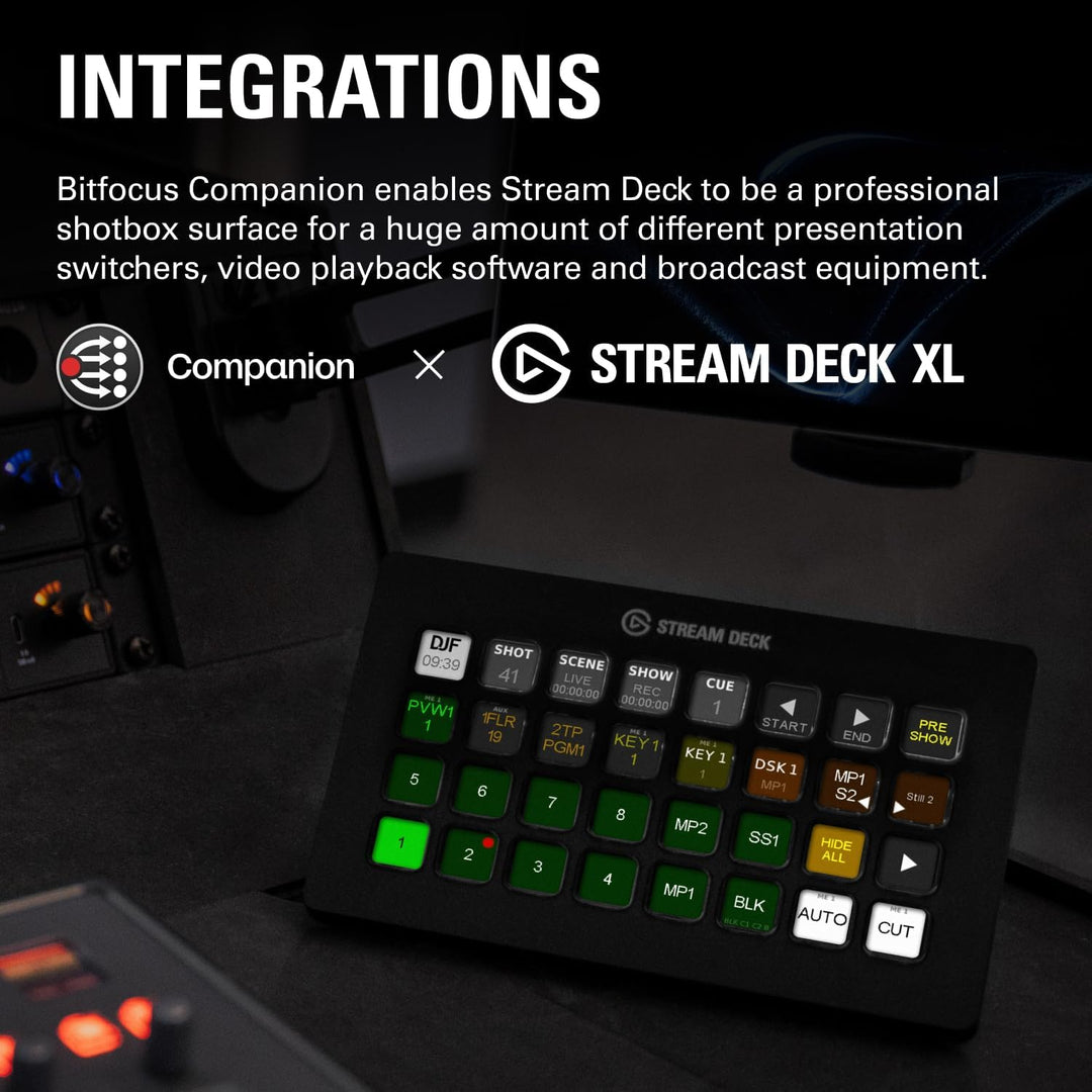 Elgato Stream Deck XL \u2013 Controlador de estudio avanzado, 32 te...