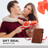 Cartera SEMORID para hombres con soporte para tarjetas de crédito d...