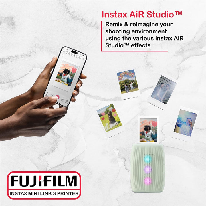 Fujifilm Instax Mini Link 3 - Paquete de impresora Instax Mini Film...