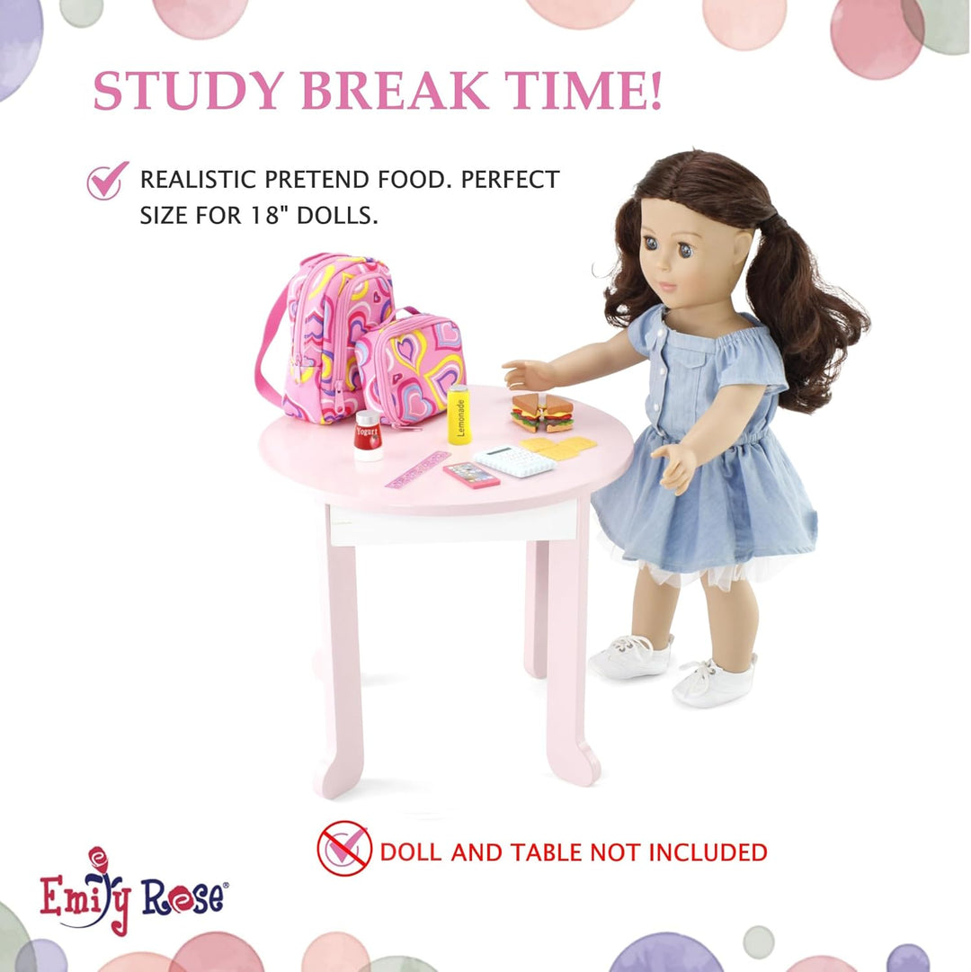 Emily Rose Juego de Elementos Esenciales Escolares para Muñeca de 1...