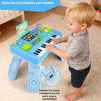 Baby DJ Table - Piano musical para niños pequeños con música y luz