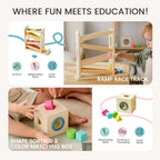 Tiny Land Montessori - Juego de juguetes para bebés de 16 a 18 meses, kit