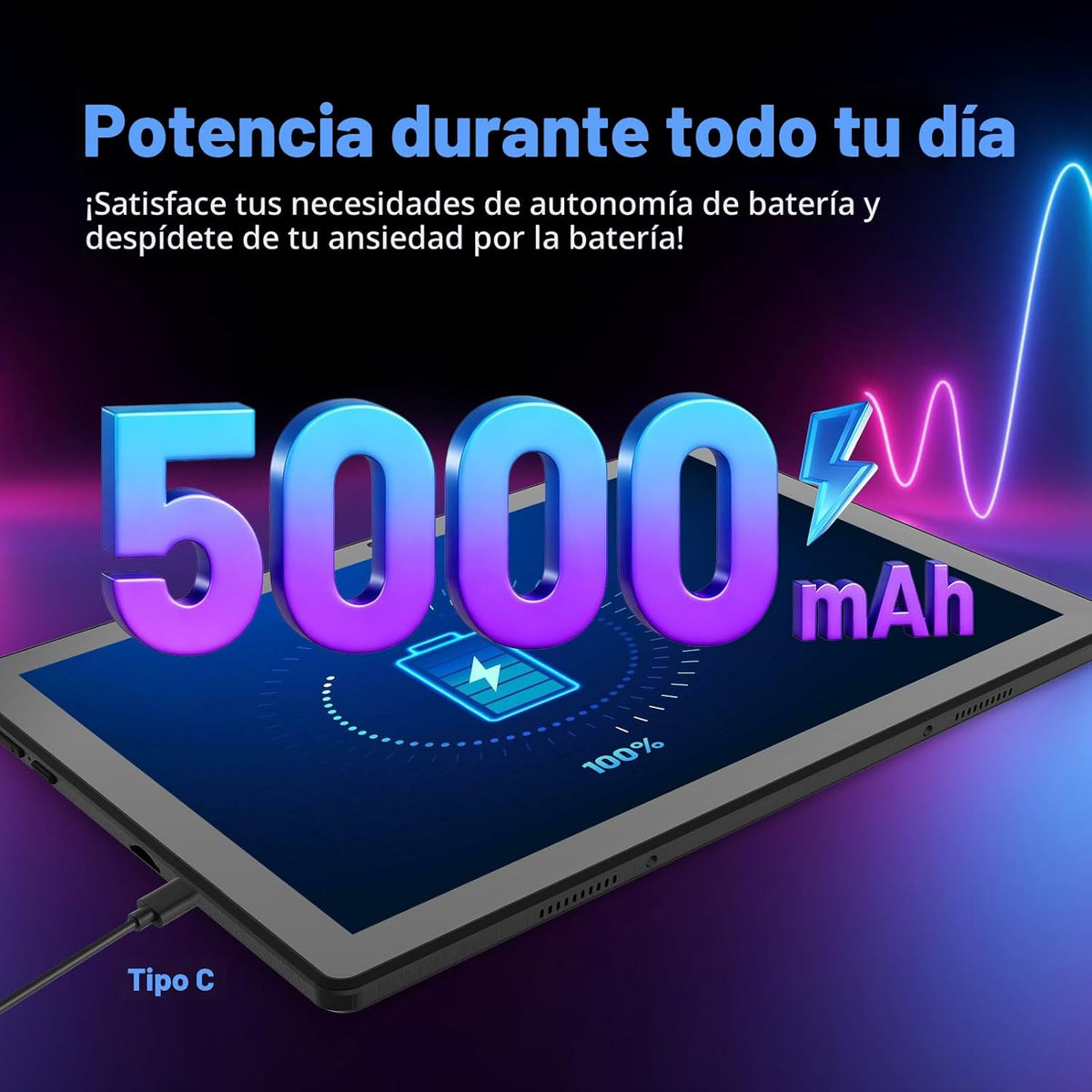 Gleeso Tableta, la última tableta Android 15 de 10 pulgadas, 8 núcl...