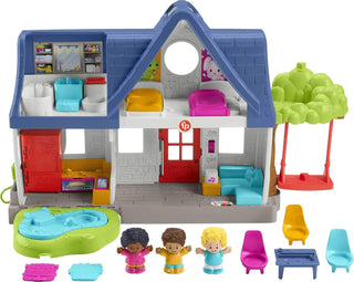 Fisher-Price Little People - Casa de juegos para niños pequeños, am...