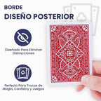 Juego de cartas, 30 barajas de cartas a granel de tamaño estándar, perfectas para juegos de cartas clásicos, juegos de fiesta, blackjack, juegos de cartas para familias y actuaciones mágicas (rojo/azul)