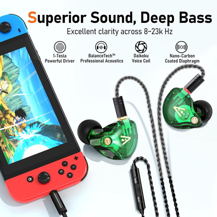 Vibes - Auriculares con cable 202M - Auriculares HiFi in Ear Monito...