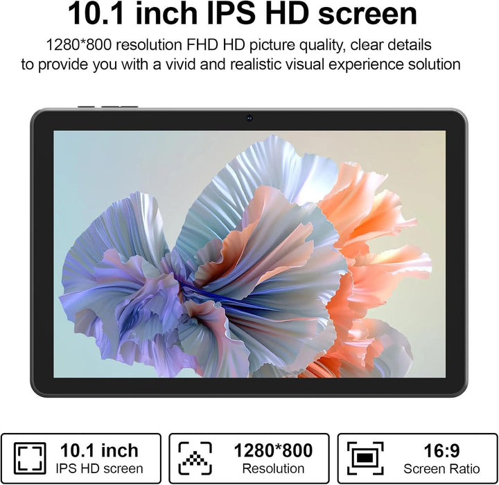 Nyxolaria Tableta de 10.1 Pulgadas Android 15.0, RAM 20GB (4+16Expa...
