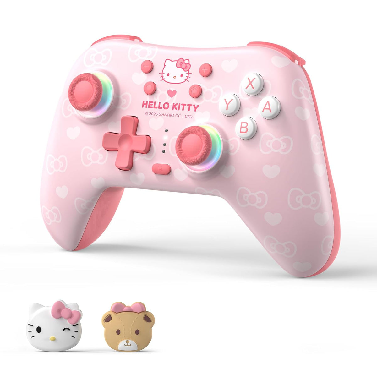Kuitmor Pink Switch Controller,Hello Kitty Hall Effect Controllers...