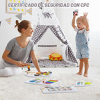 Paneles de pared con actividades de cohete, panel de pared sensorial para niños, tablero de actividades de pared Montessori para niños pequeños, juguetes de pared para niños pequeños de 3 años, cubo de actividades, tablas de madera, blanco y gris (4