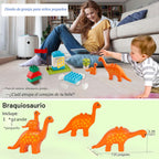 Bloques de construcción Klobroz Marble Run, 145 piezas de bloques grandes clásicos STEM juguete